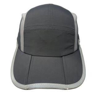 GADIEMKENSD 5 Panel Gray One Size Reflective Foldable Brim UPF 50+ Mesh Hat